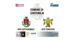 Desktop Screenshot of comunecortemilia.it