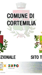 Mobile Screenshot of comunecortemilia.it